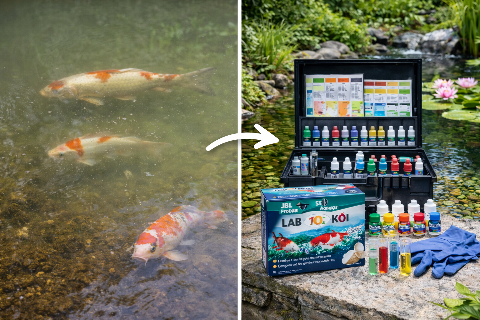 Waarom vijverwater testen essentieel is voor gezonde koi
